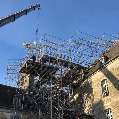 Rénovation toiture château Luxembourg