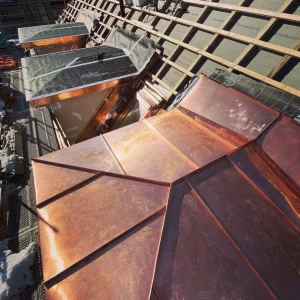 Restauration bronze château