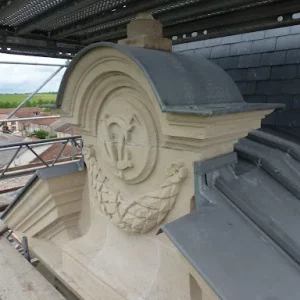 Restauration zinc château